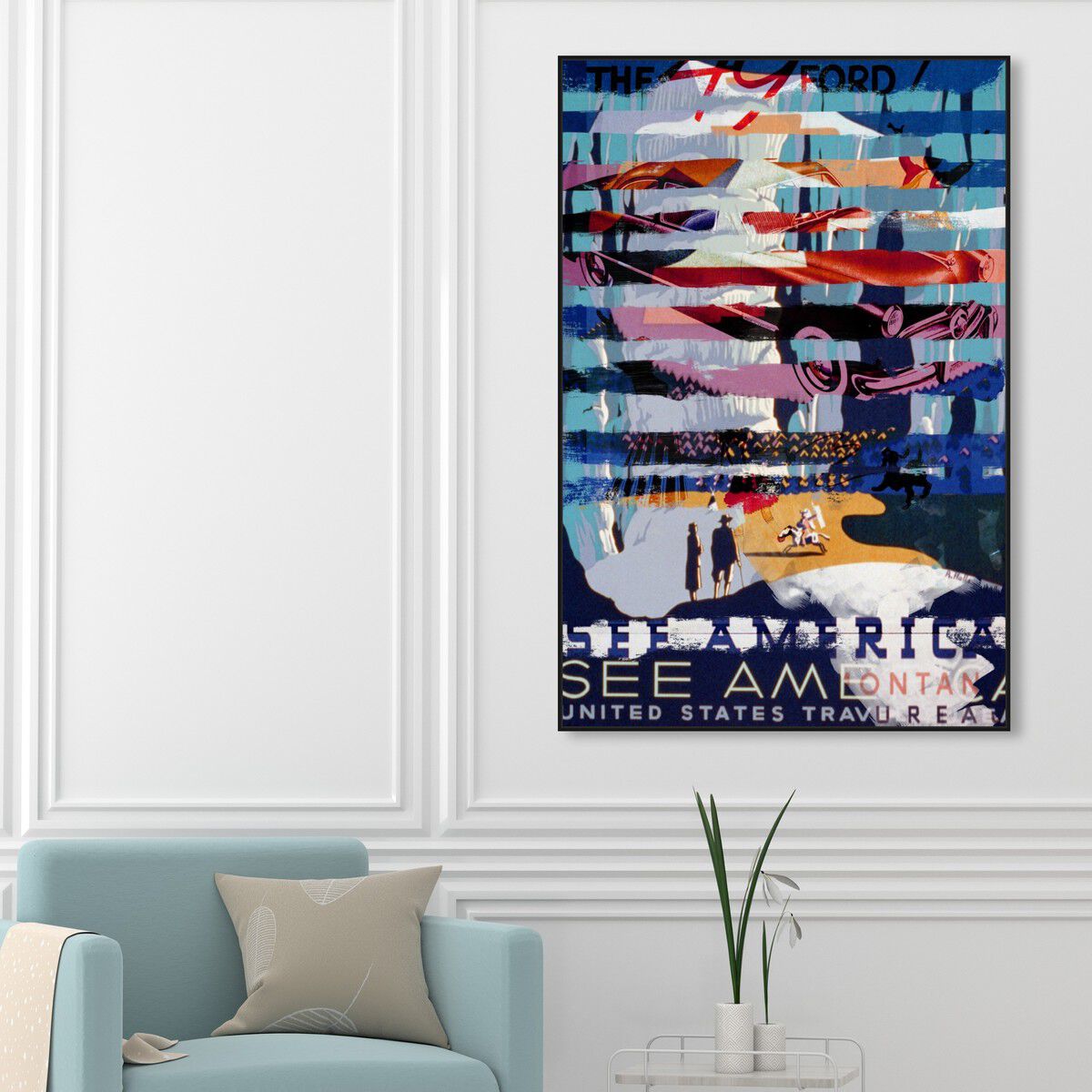 36x54/Framed Canvas/BFL