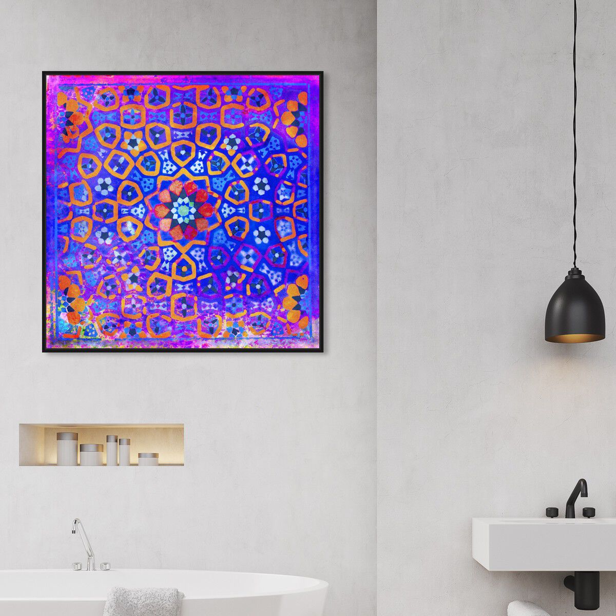 40x40/Framed Canvas/BFL