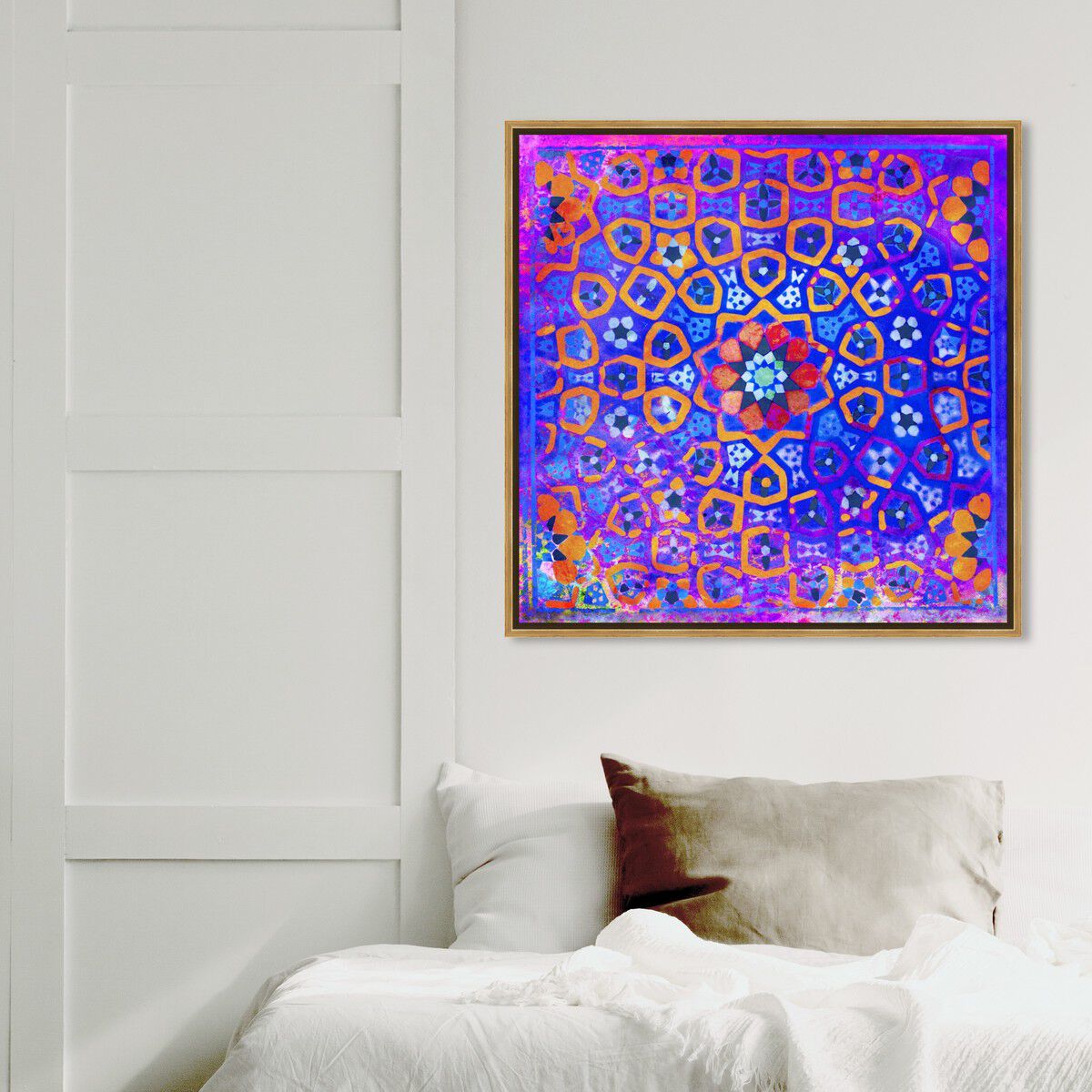 40x40/Framed Canvas/PSGLD