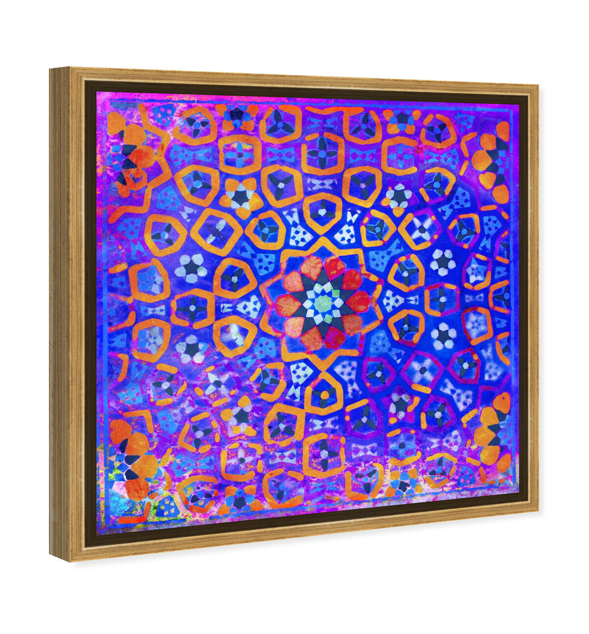 40x40/Framed Canvas/PSGLD