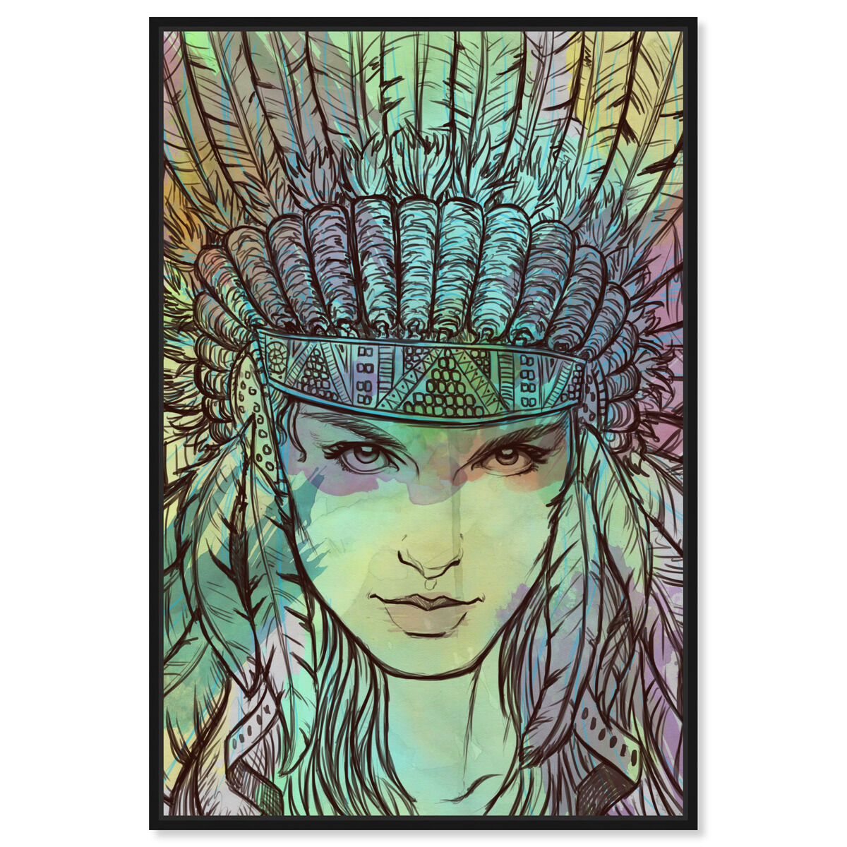 36x54/Framed Canvas/BFL