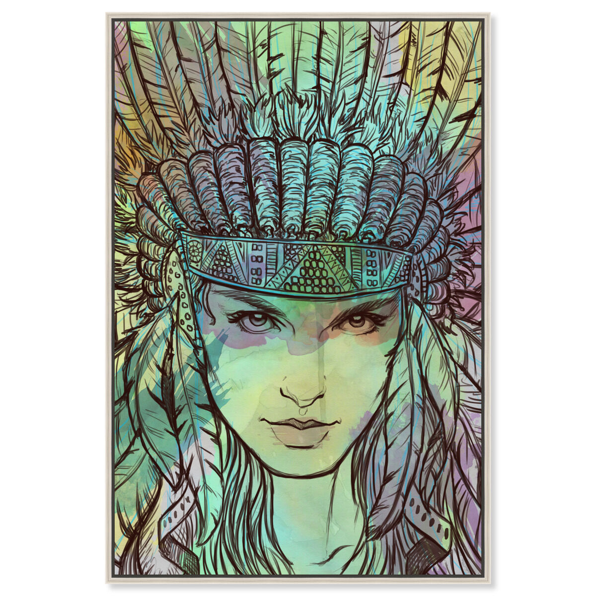 36x54/Framed Canvas/CFL