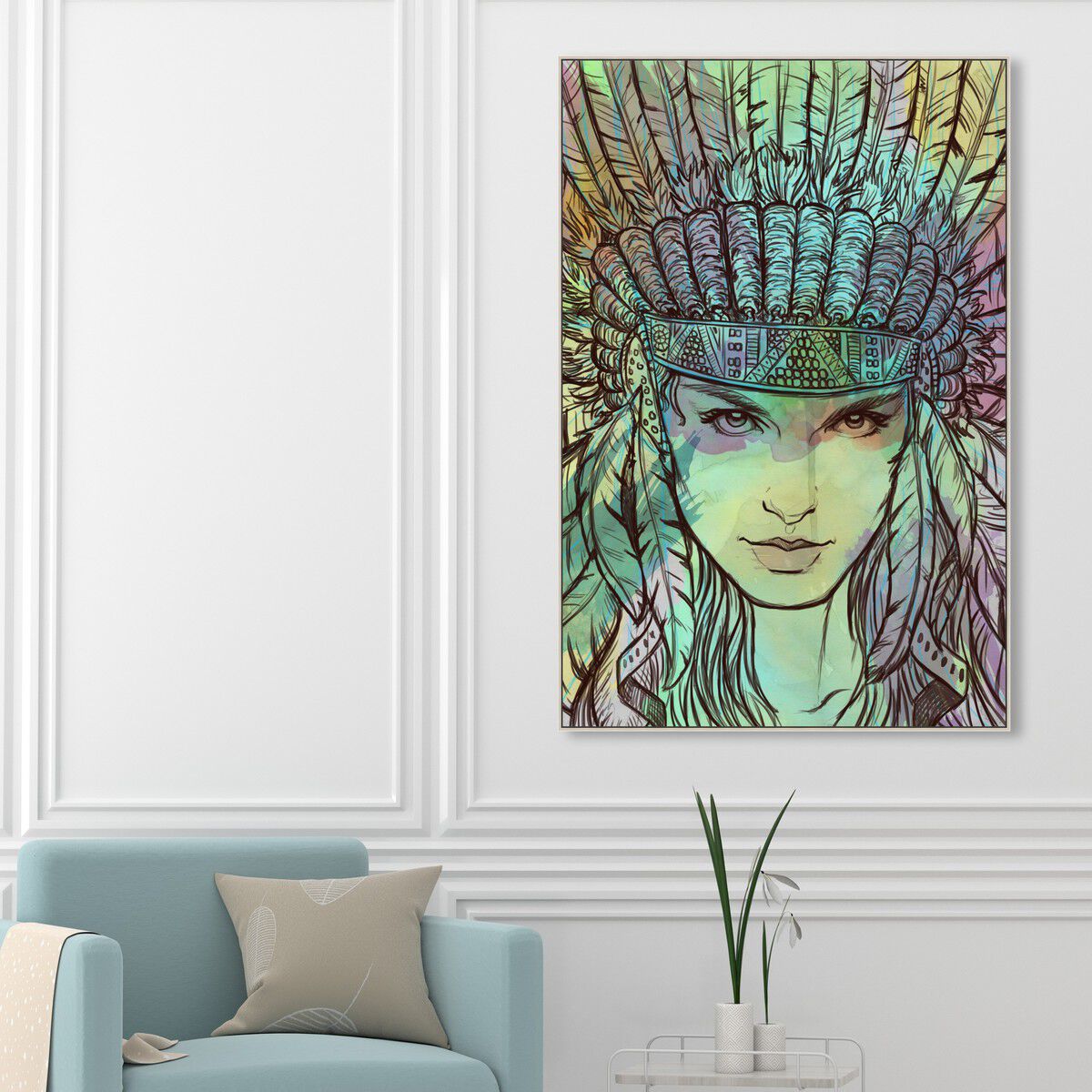 36x54/Framed Canvas/CFL