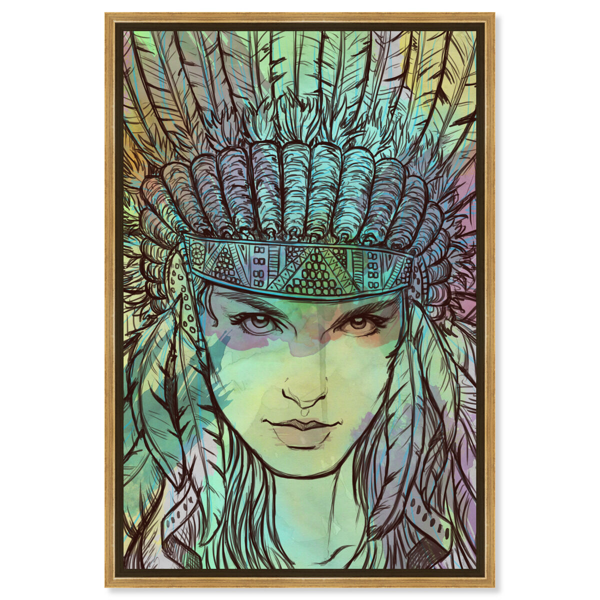 36x54/Framed Canvas/PSGLD