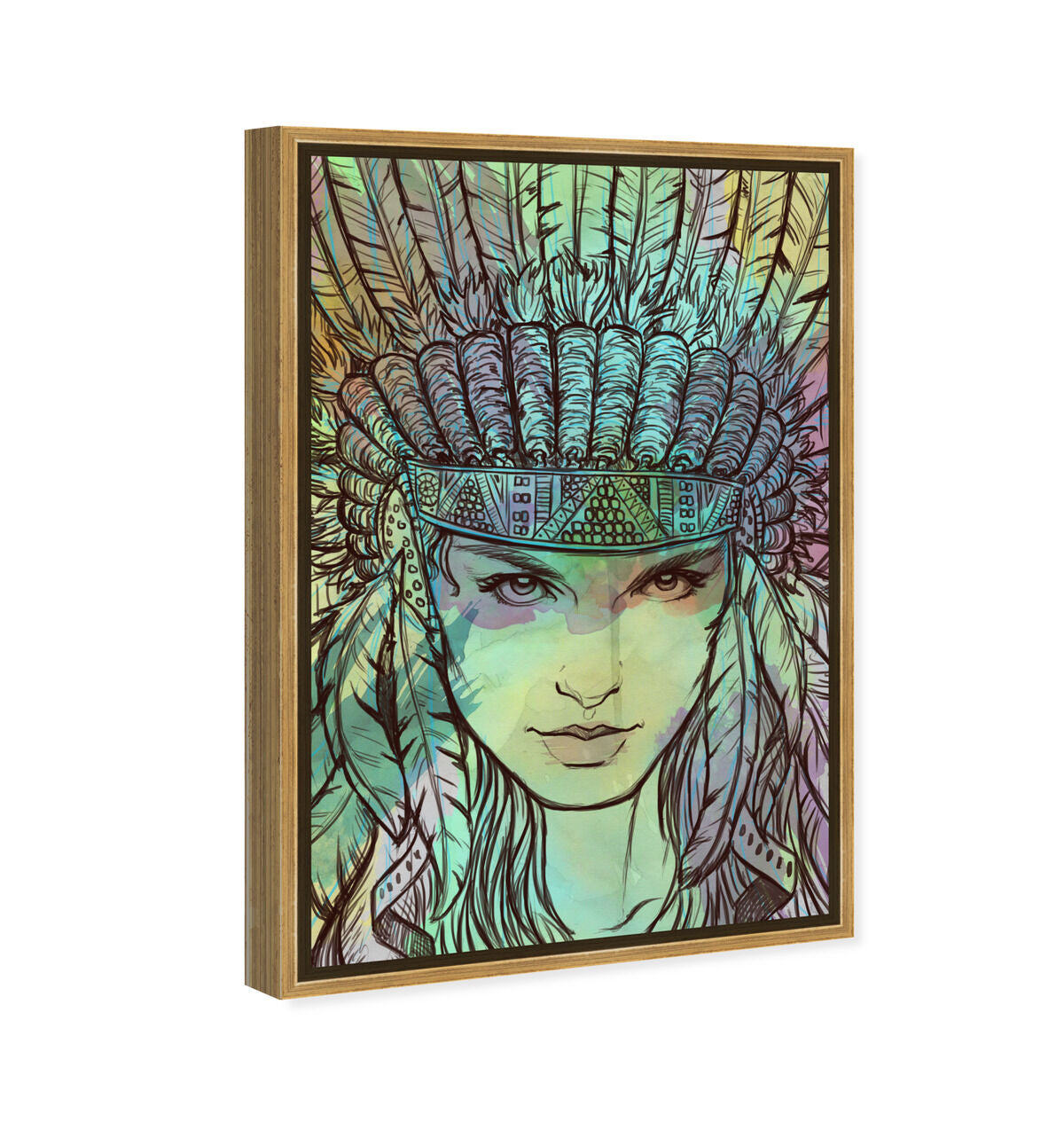 36x54/Framed Canvas/PSGLD