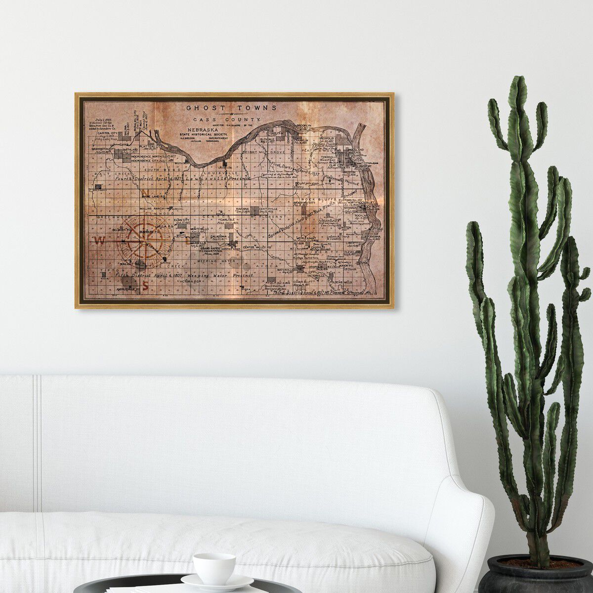 54x36/Framed Canvas/PSGLD