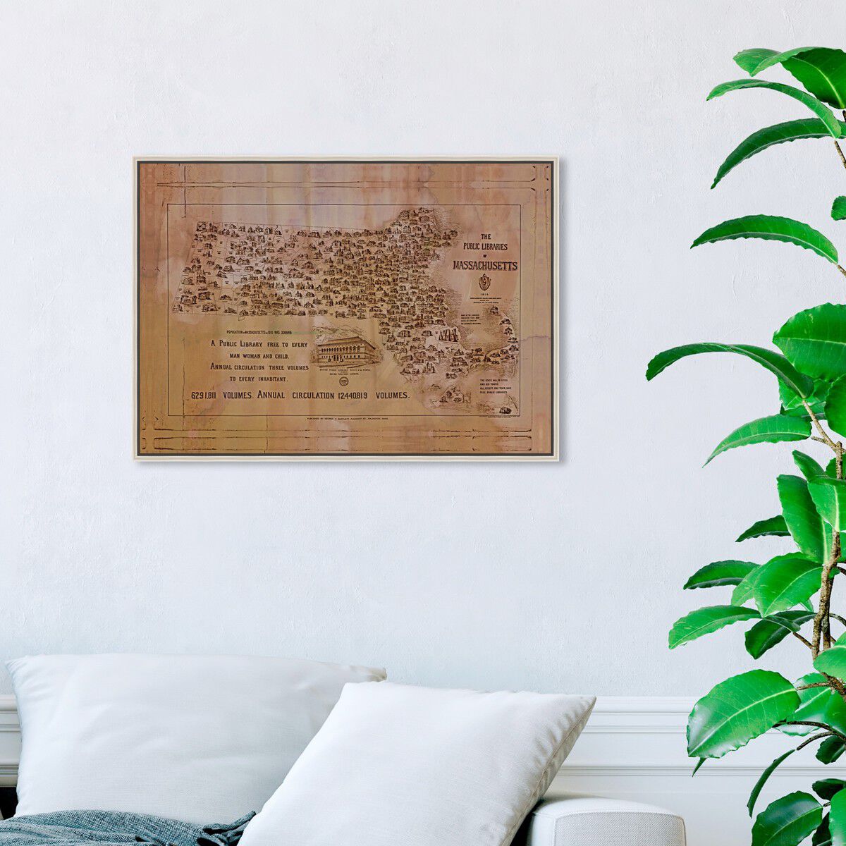 54x36/Framed Canvas/CFL