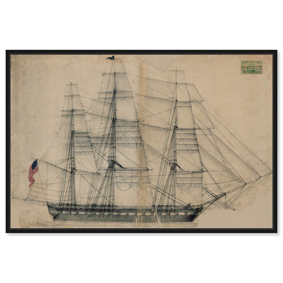 54x36/Framed Canvas/BFL