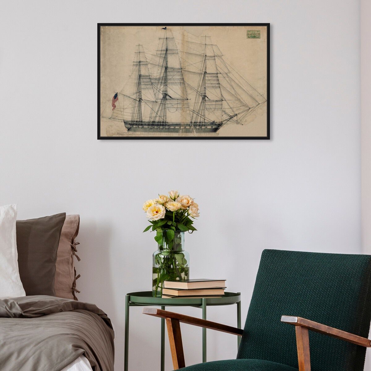 54x36/Framed Canvas/BFL