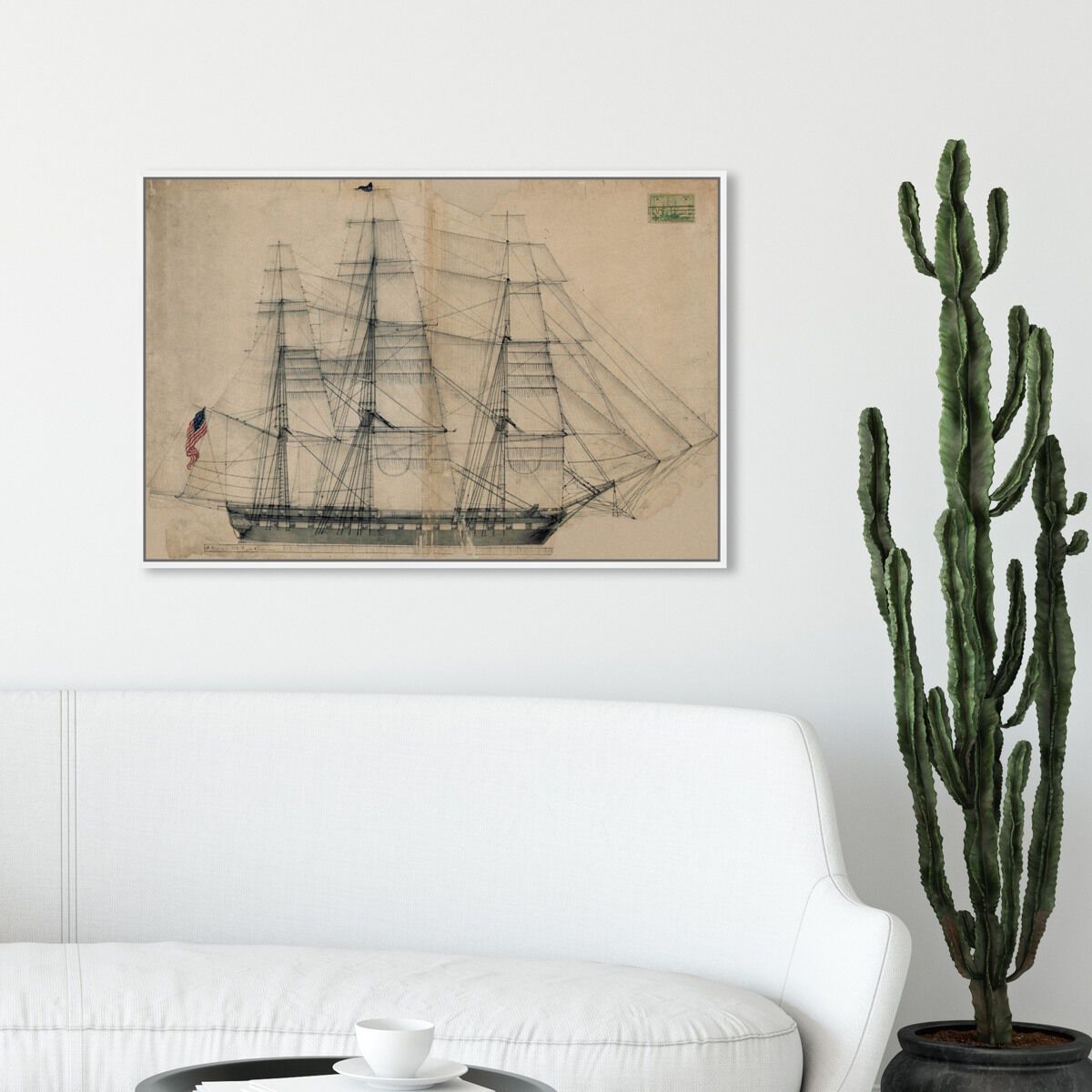 54x36/Framed Canvas/WFL