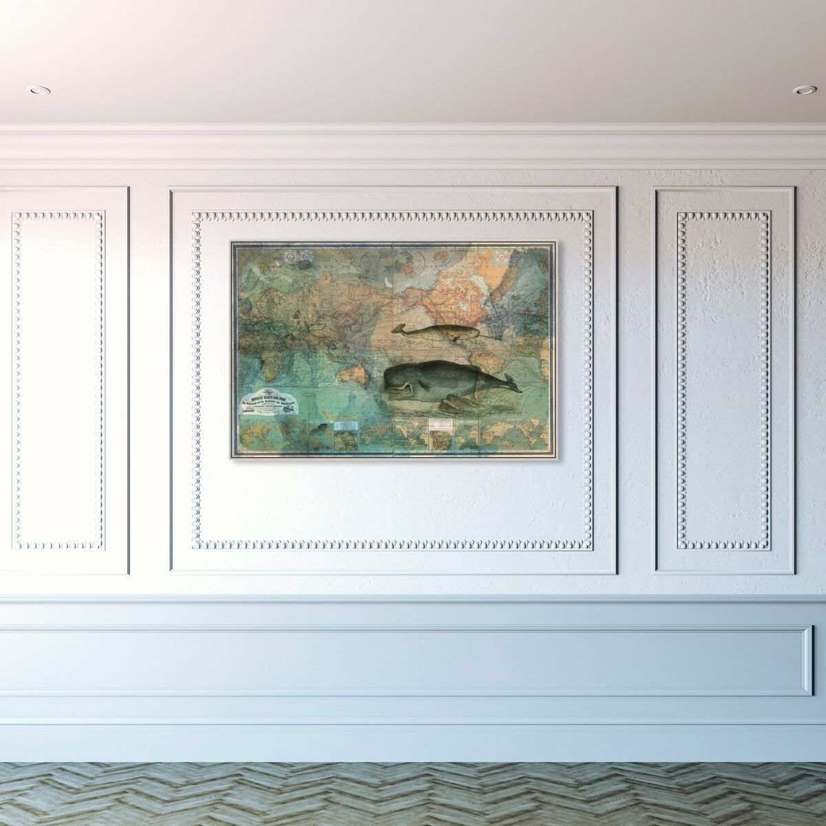 54x36/Framed Canvas/CFL