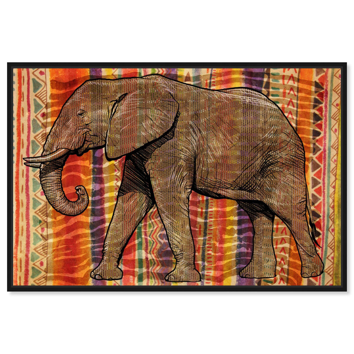 54x36/Framed Canvas/BFL