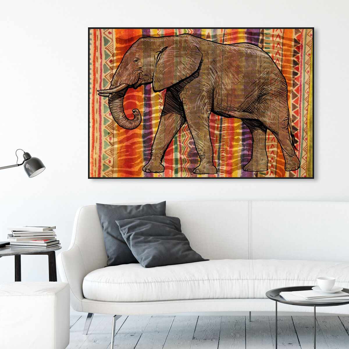 54x36/Framed Canvas/BFL