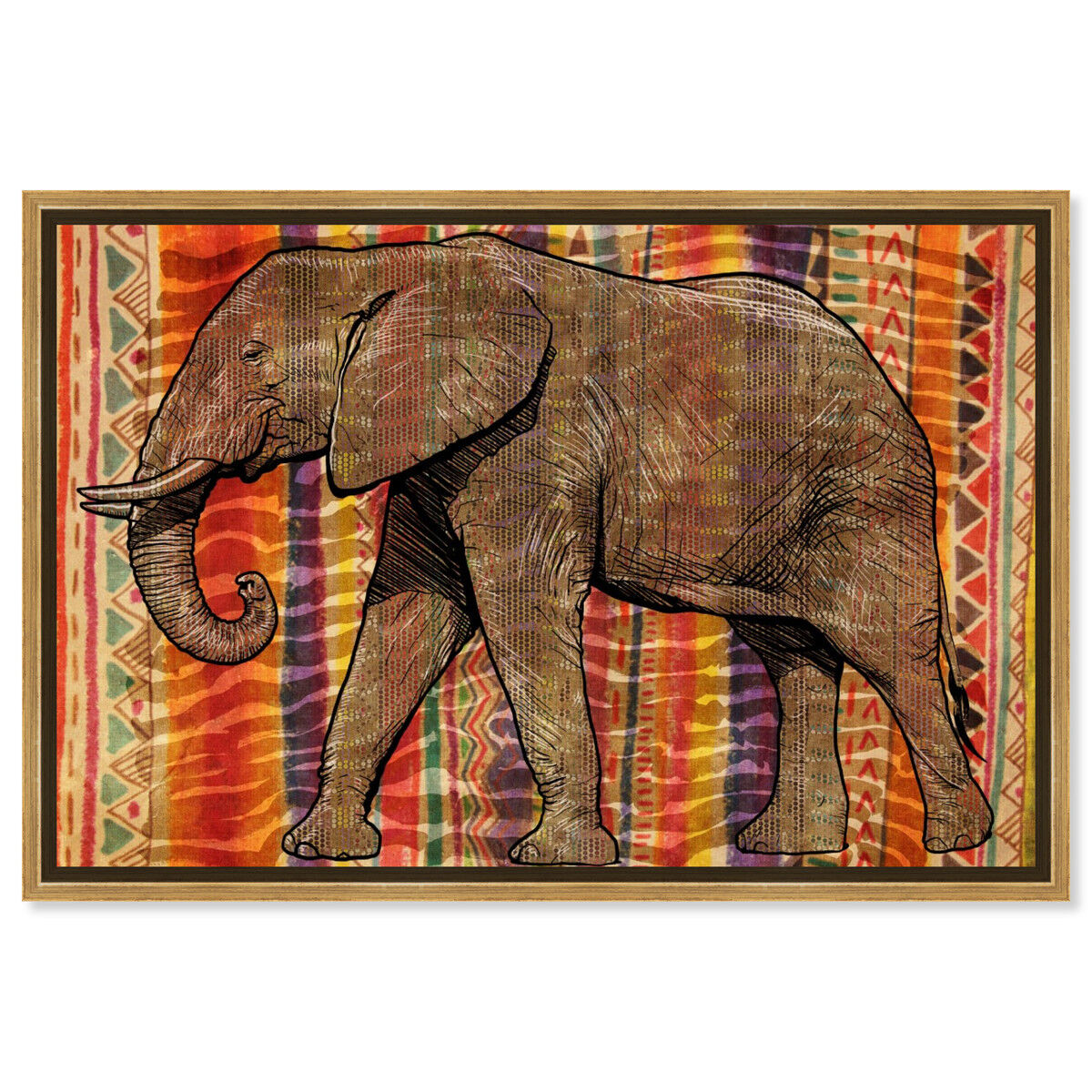 54x36/Framed Canvas/PSGLD