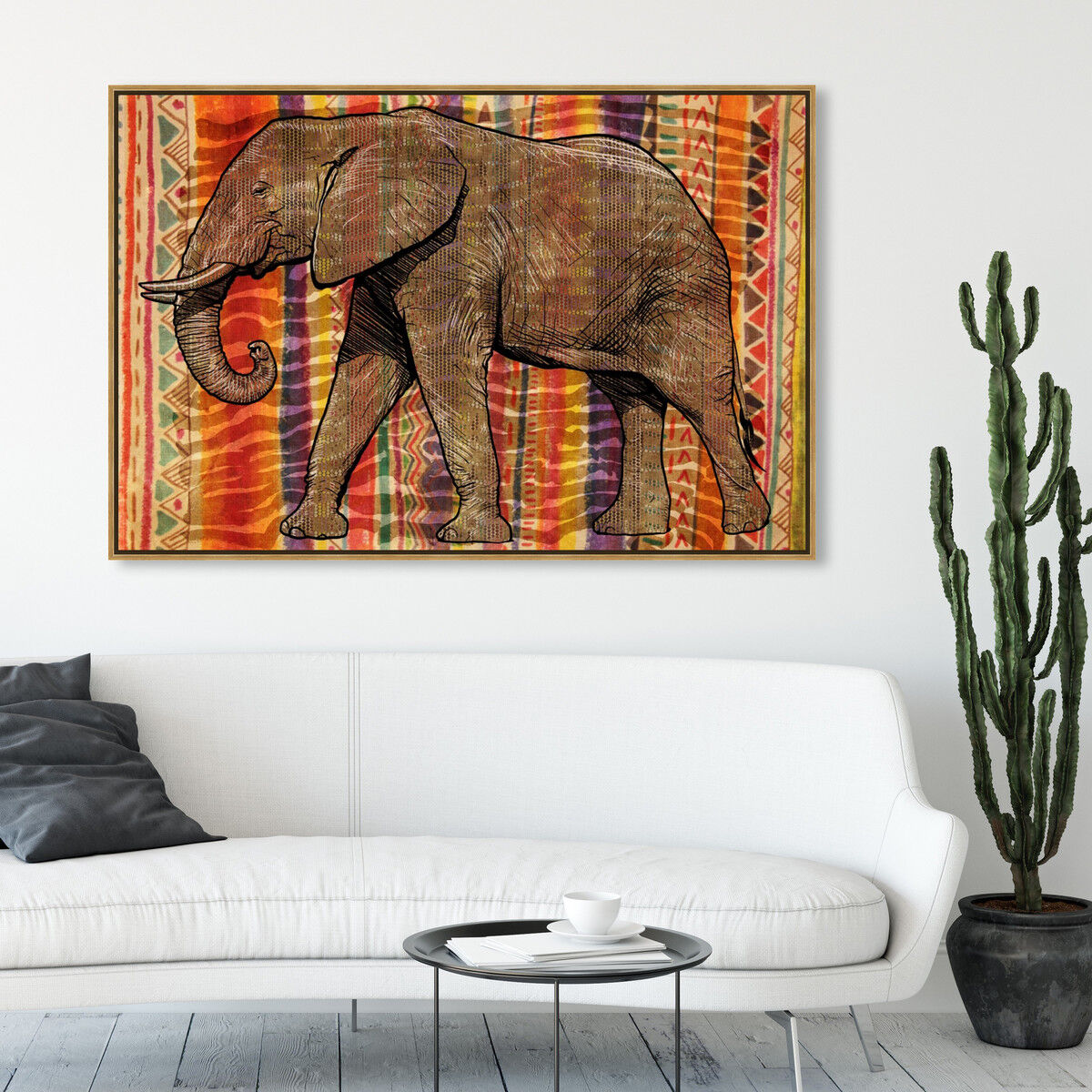 54x36/Framed Canvas/PSGLD