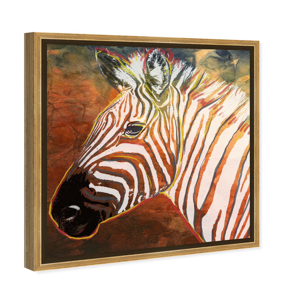 40x40/Framed Canvas/PSGLD