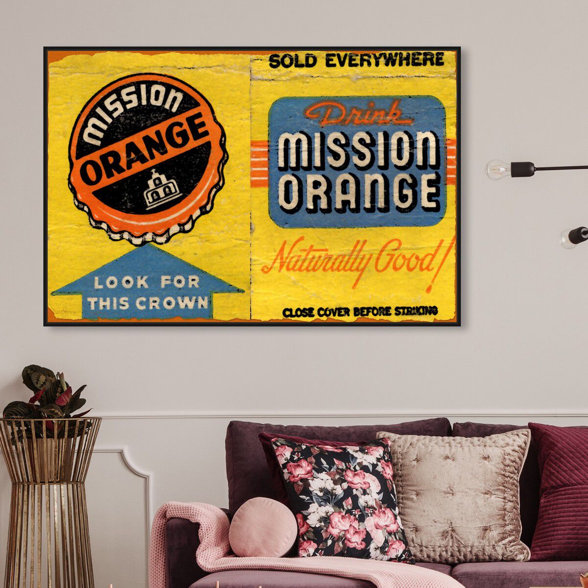 54x36/Framed Canvas/BFL