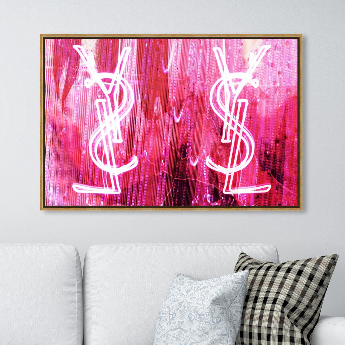54x36/Framed Canvas/PSGLD