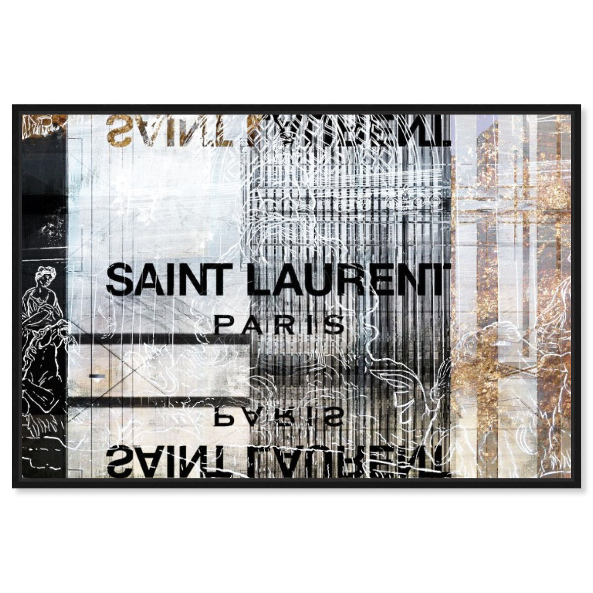 54x36/Framed Canvas/BFL