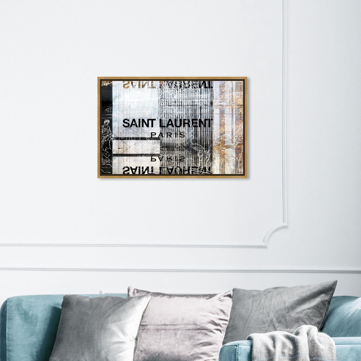 54x36/Framed Canvas/PSGLD