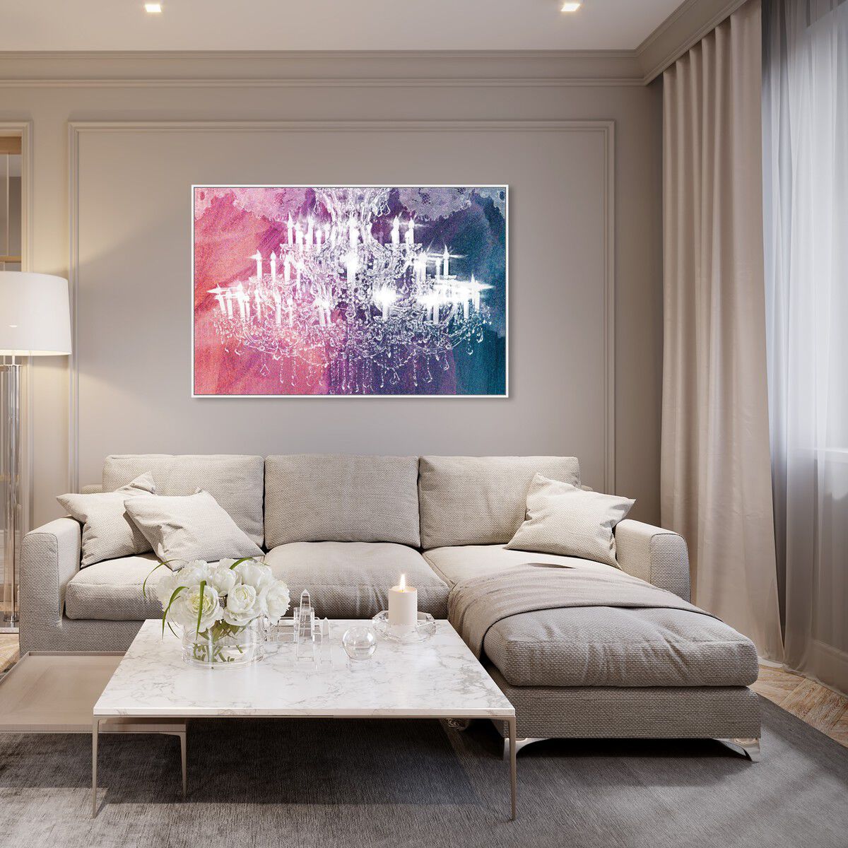54x36/Framed Canvas/WFL