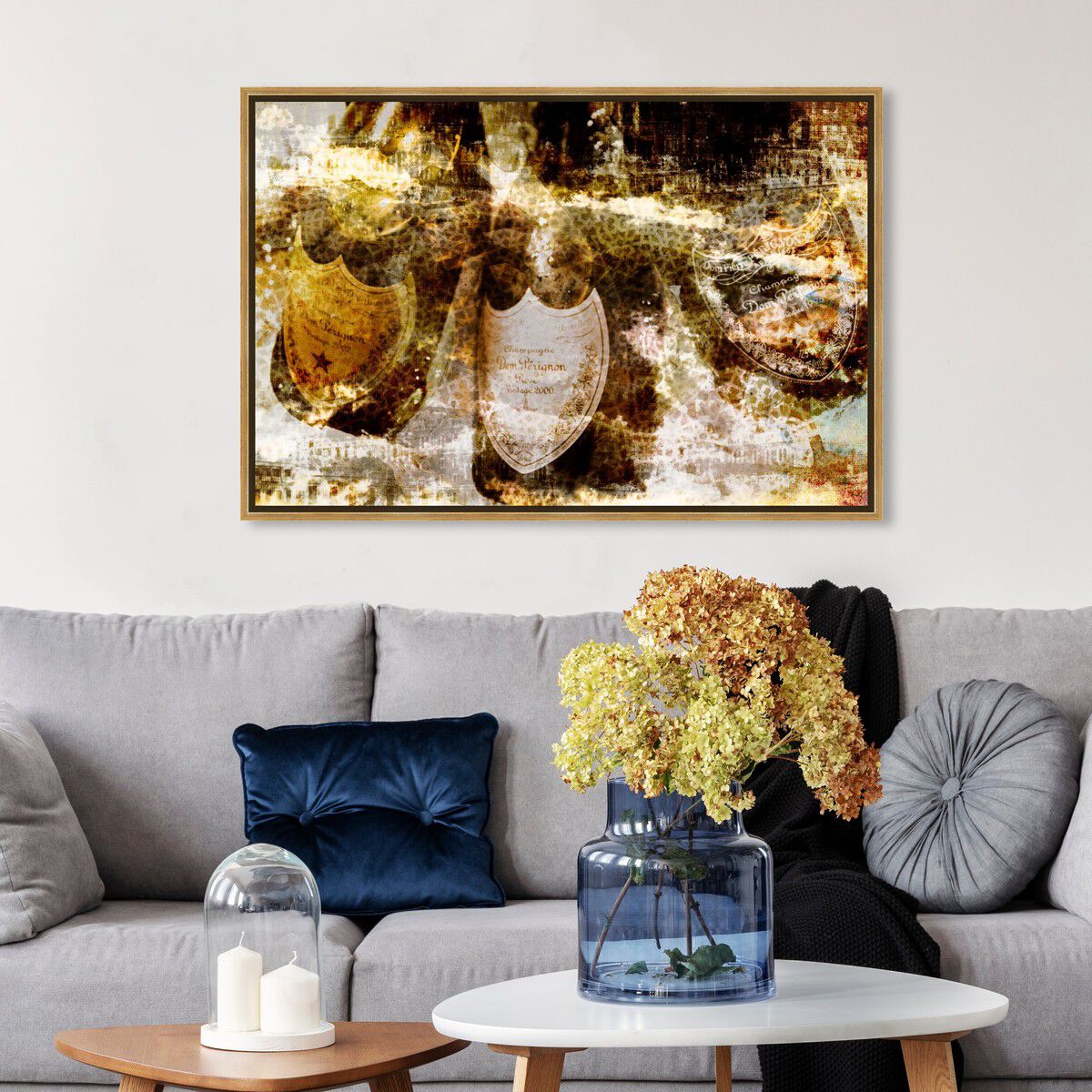 54x36/Framed Canvas/PSGLD