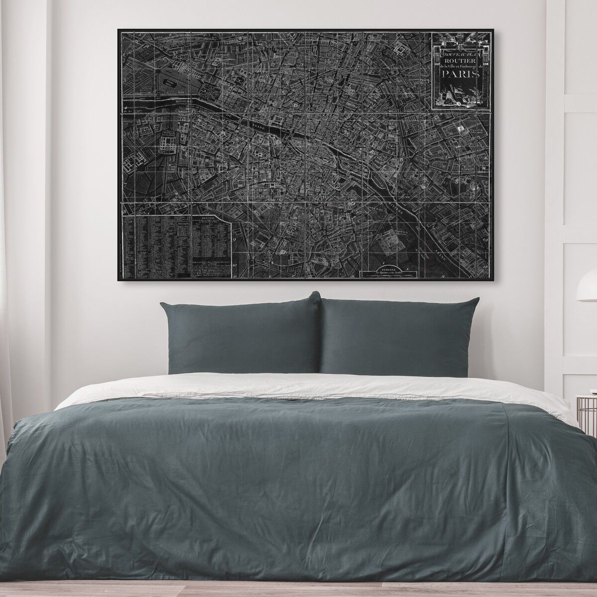 54x36/Framed Canvas/BFL