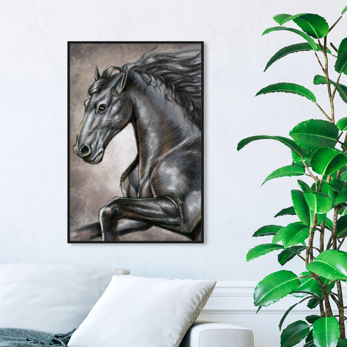 36x54/Framed Canvas/BFL