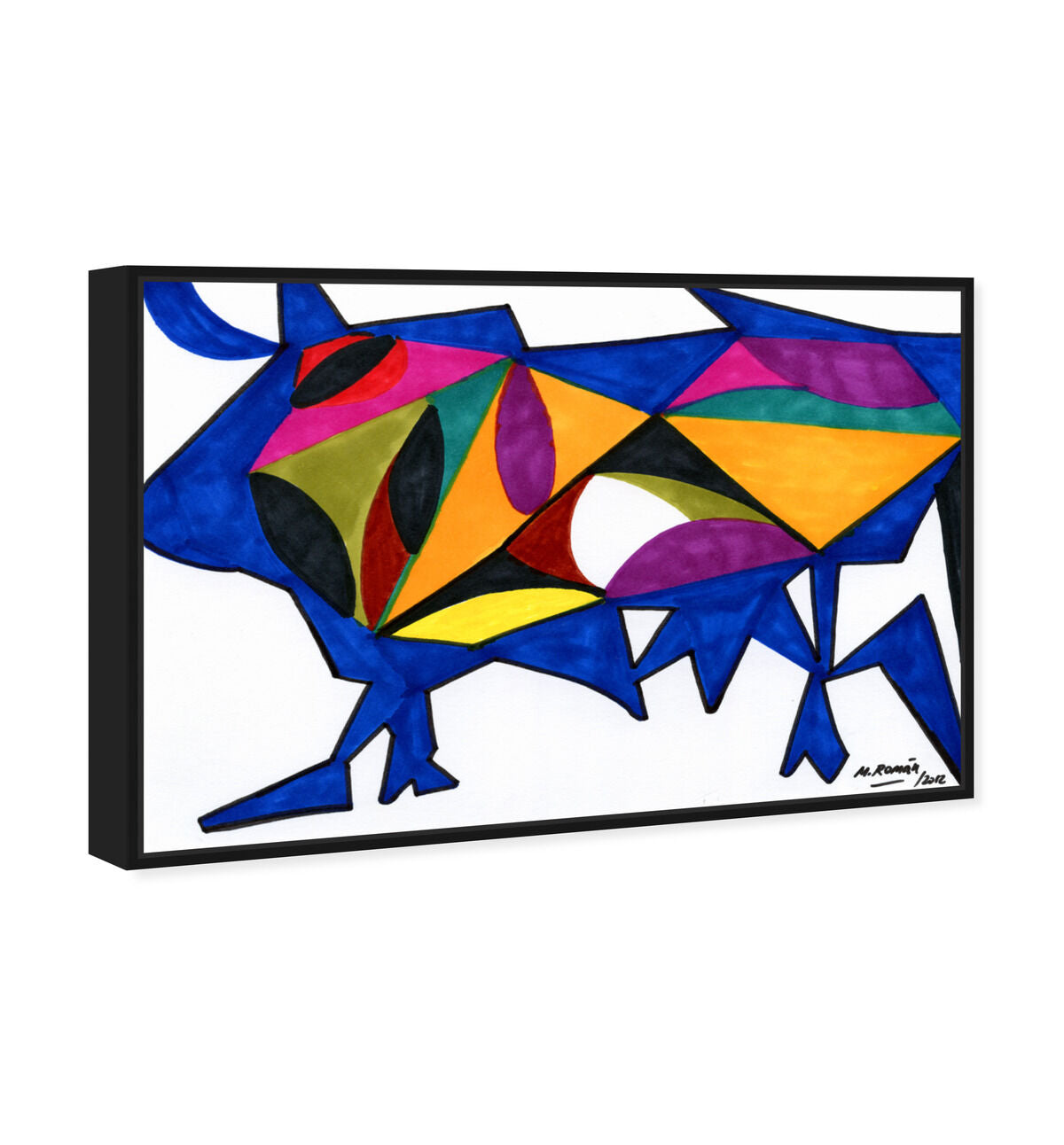54x36/Framed Canvas/BFL