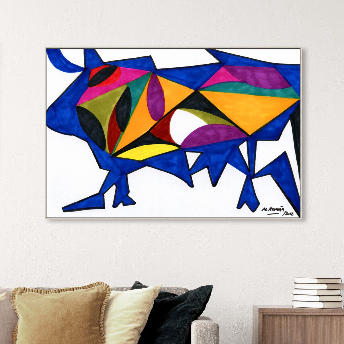 54x36/Framed Canvas/CFL