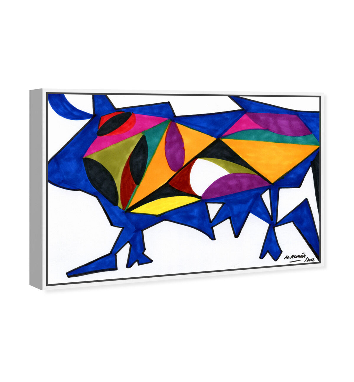 54x36/Framed Canvas/WFL
