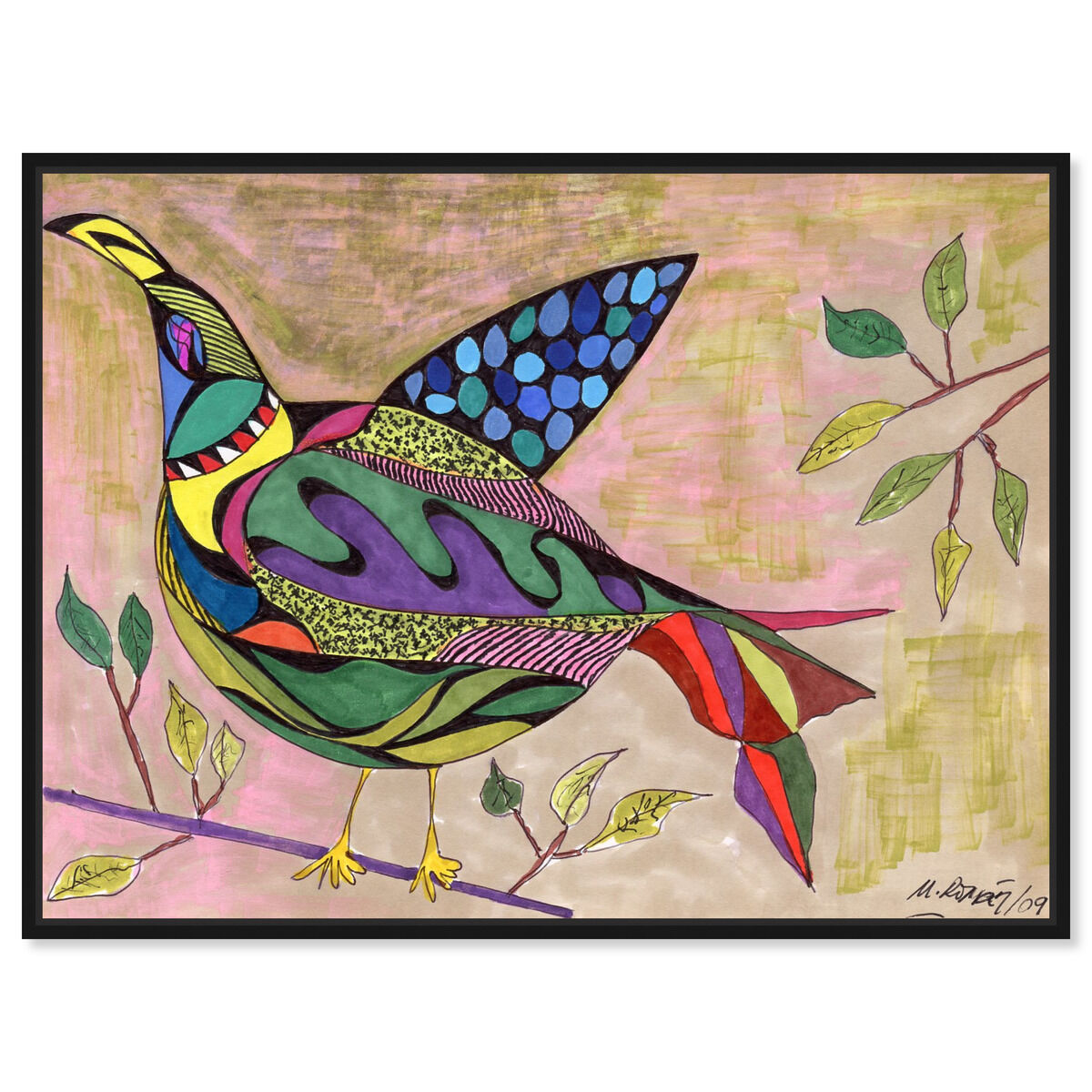 54x36/Framed Canvas/BFL
