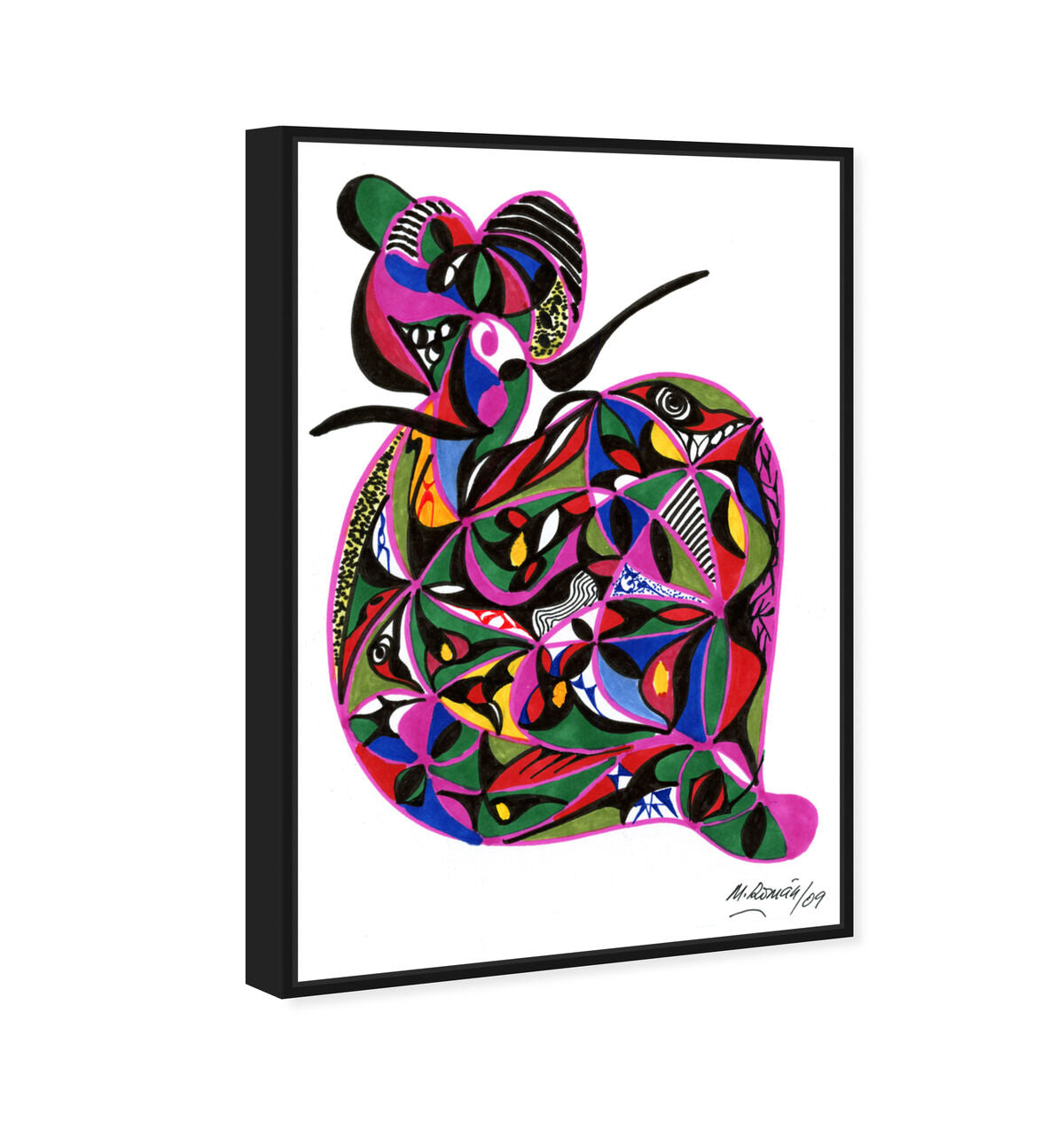 36x54/Framed Canvas/BFL