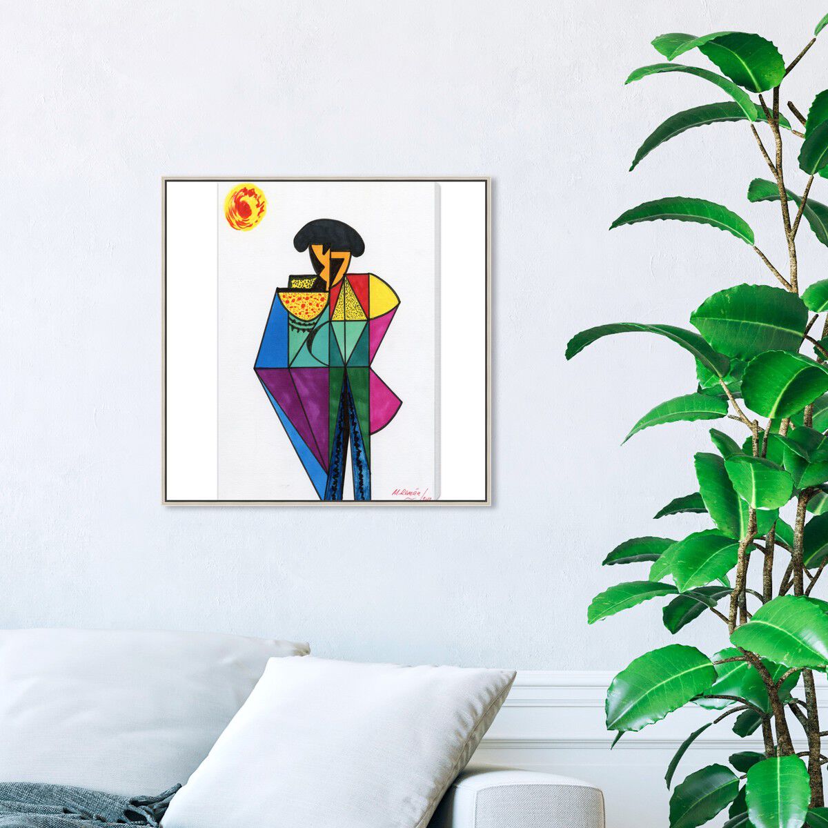 36x54/Framed Canvas/CFL