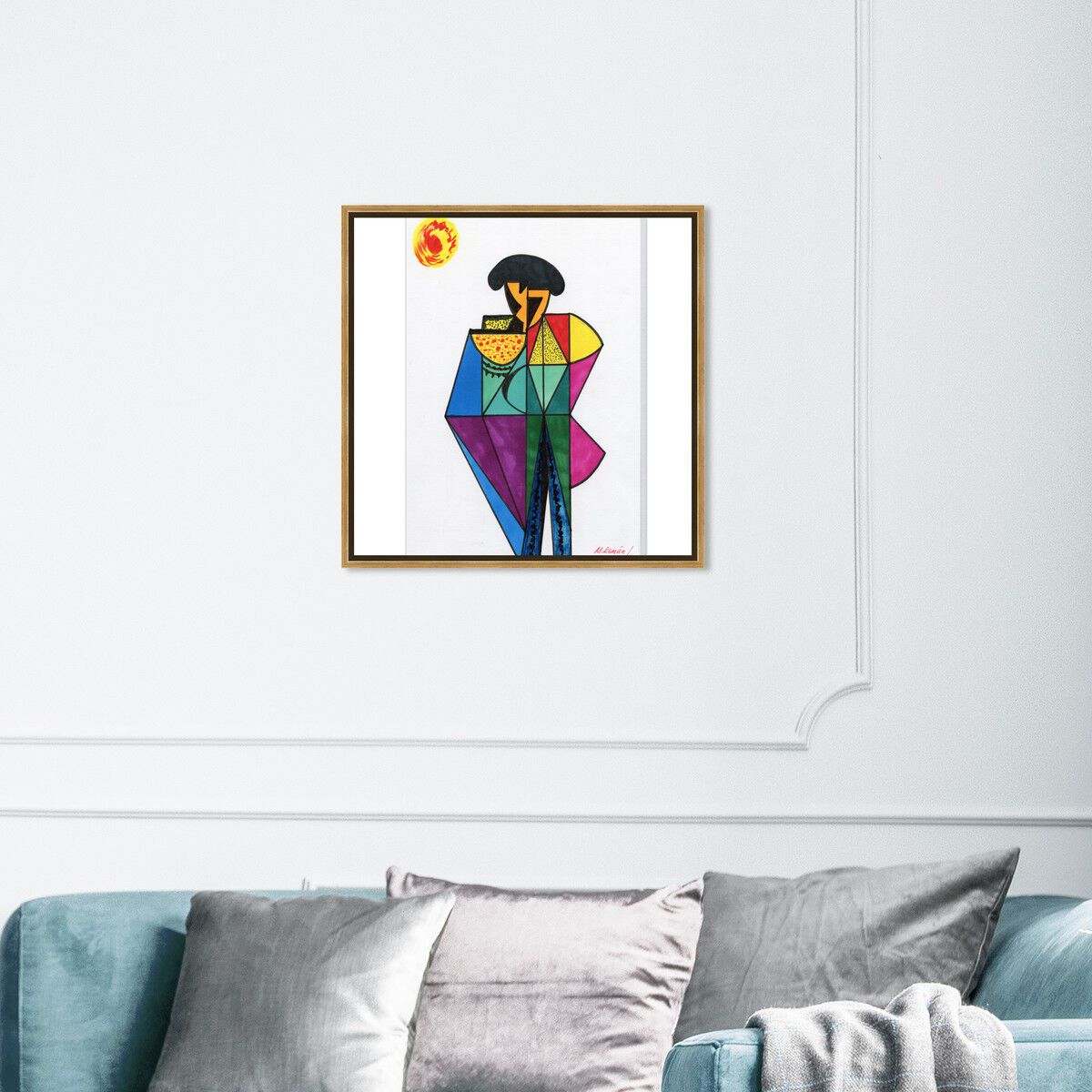 36x54/Framed Canvas/PSGLD