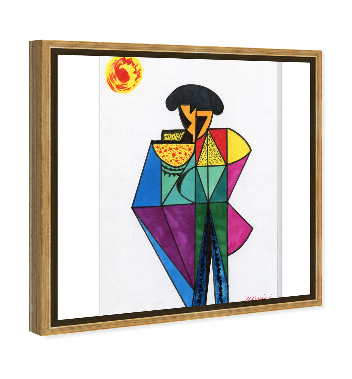 36x54/Framed Canvas/PSGLD