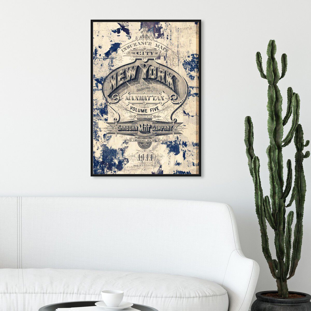 36x54/Framed Canvas/BFL