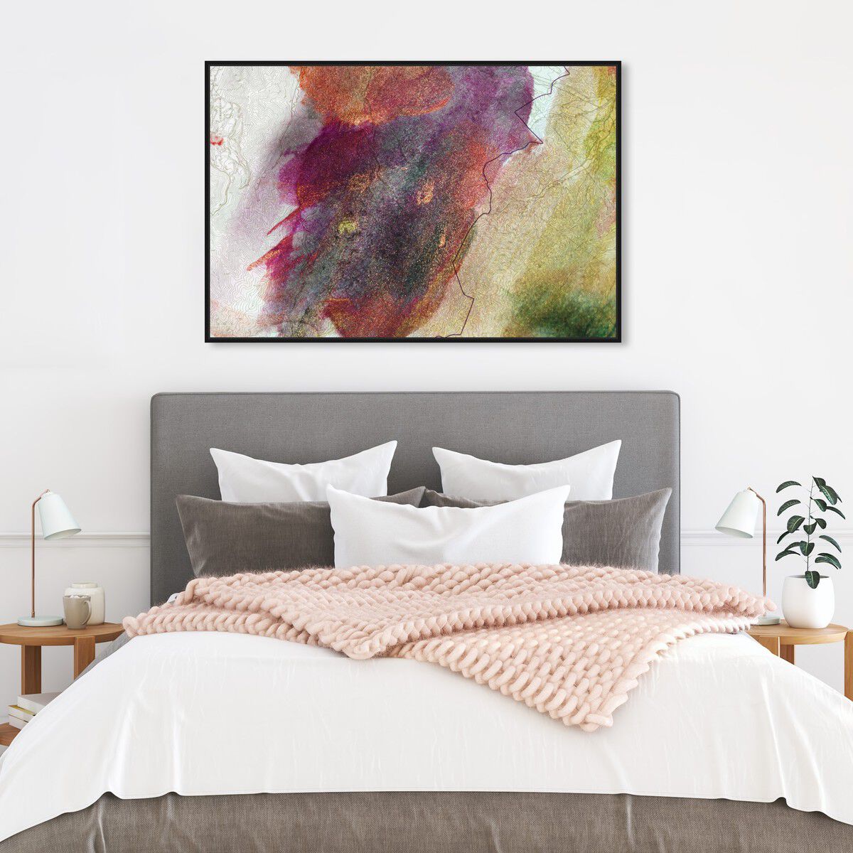 54x36/Framed Canvas/BFL