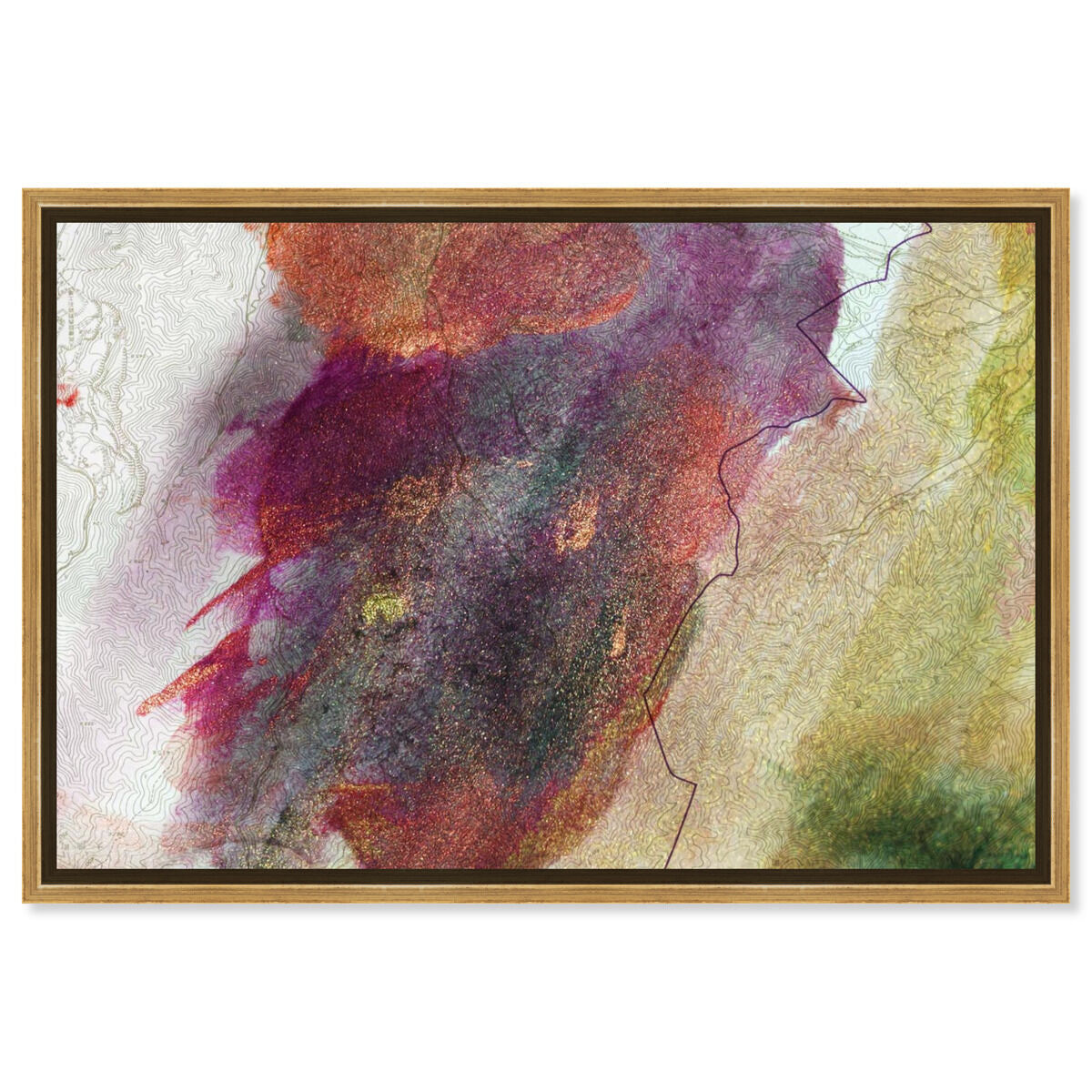 54x36/Framed Canvas/PSGLD