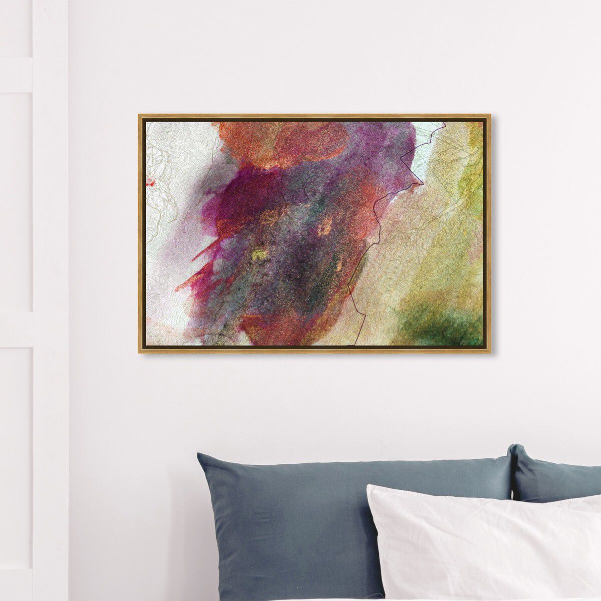 54x36/Framed Canvas/PSGLD
