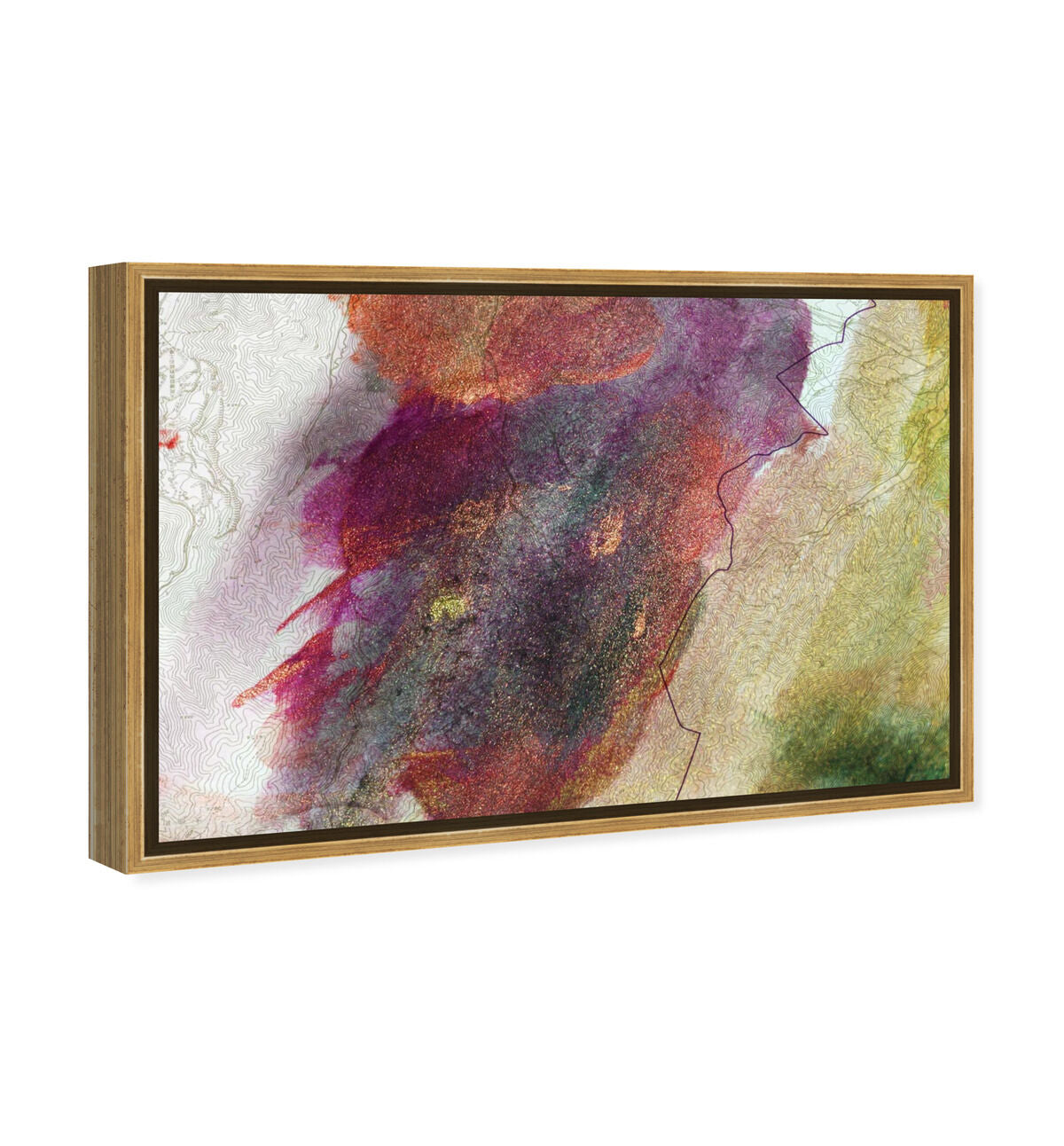 54x36/Framed Canvas/PSGLD