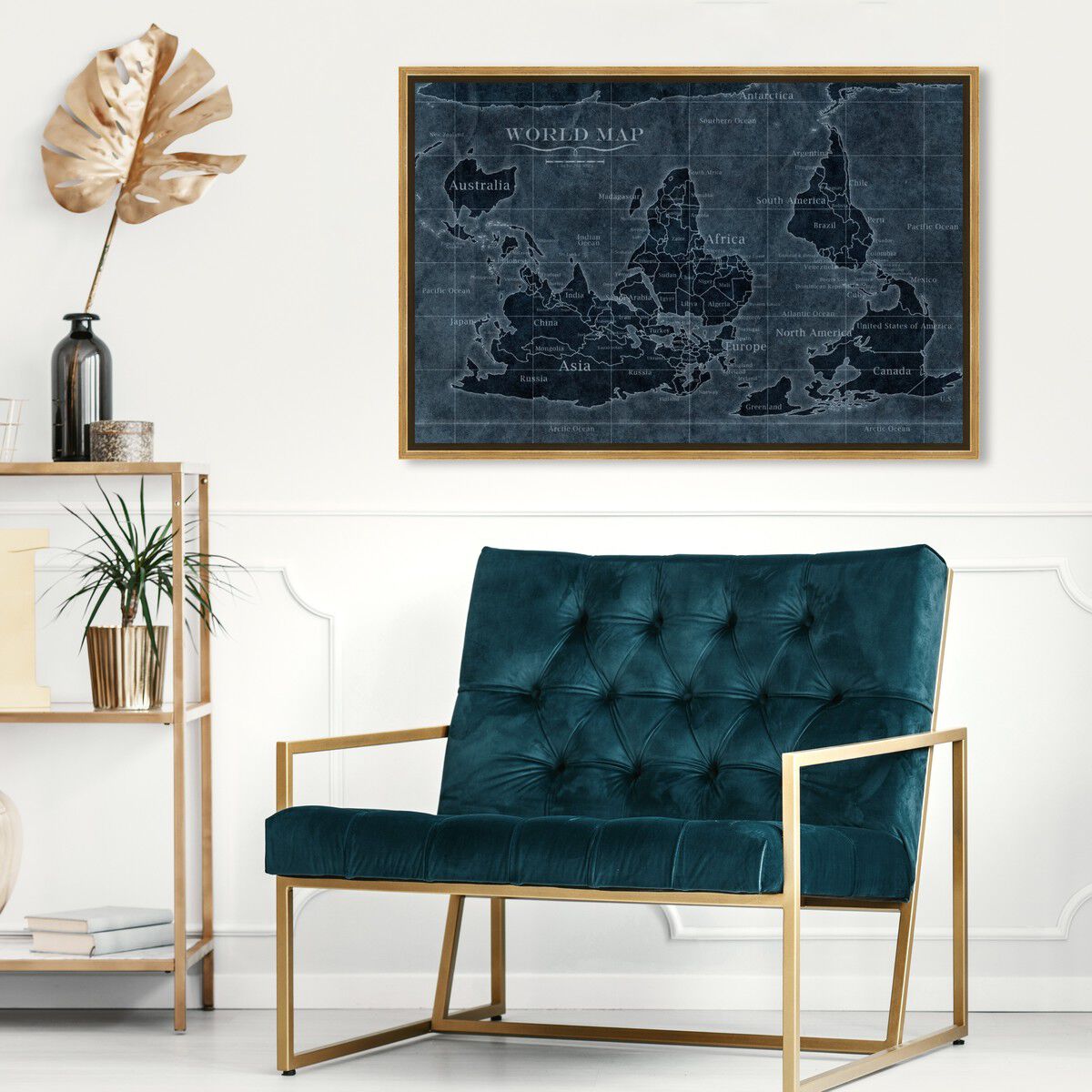 54x36/Framed Canvas/PSGLD