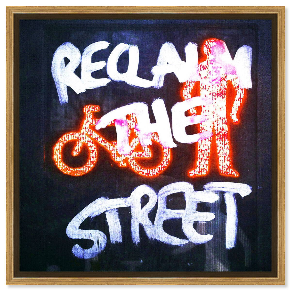 40x40/Framed Canvas/PSGLD