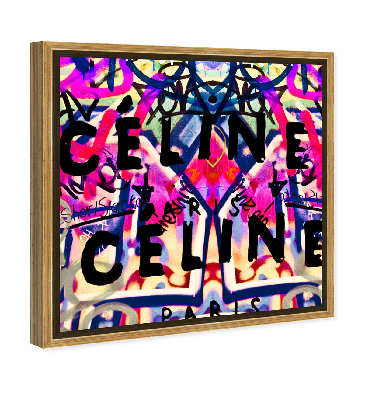 40x40/Framed Canvas/PSGLD