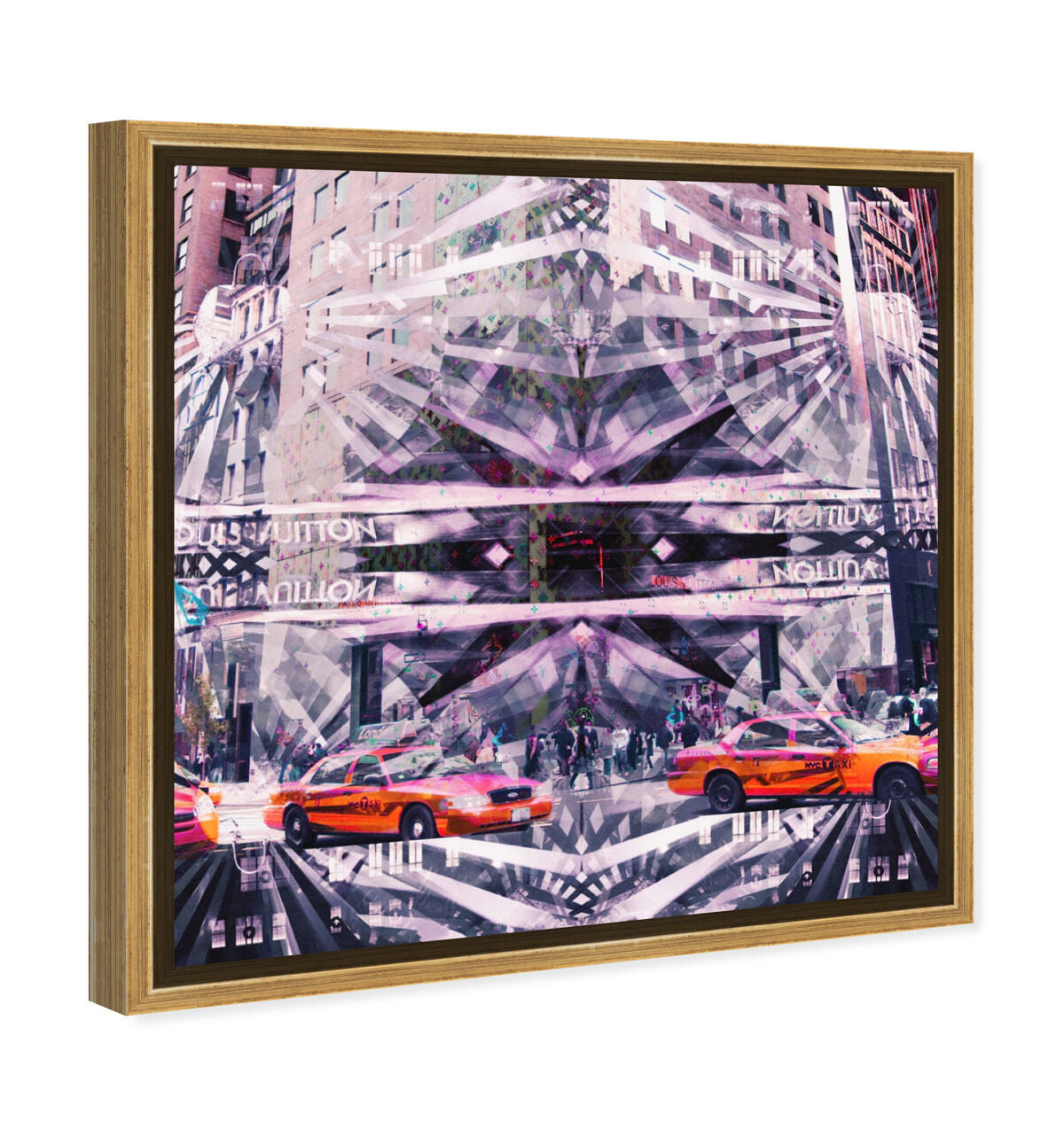 40x40/Framed Canvas/PSGLD