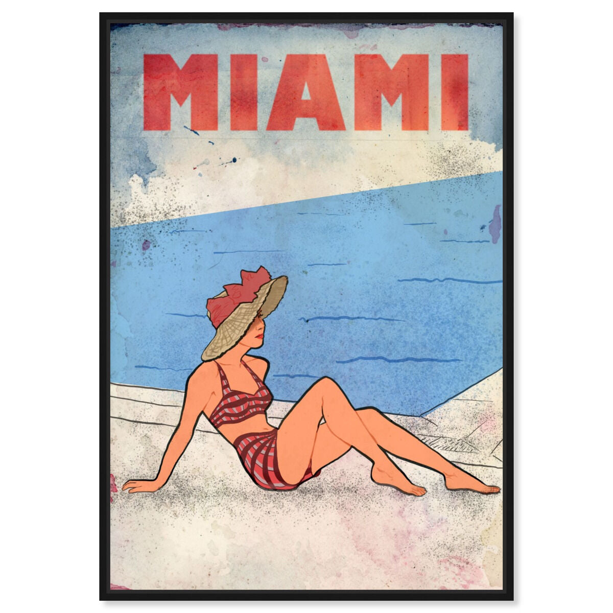 36x54/Framed Canvas/BFL
