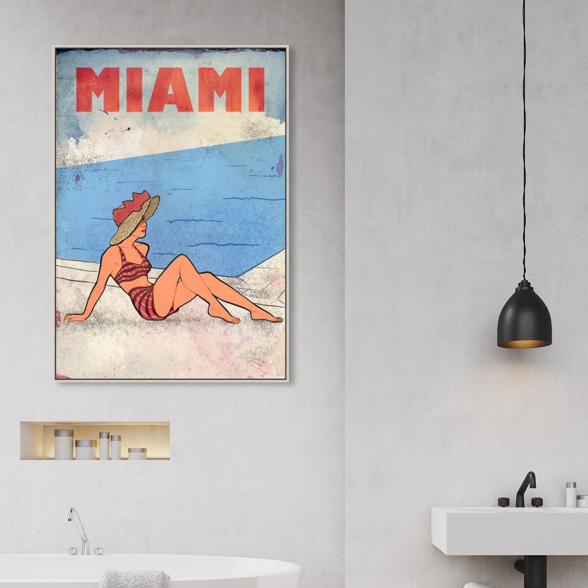 36x54/Framed Canvas/CFL