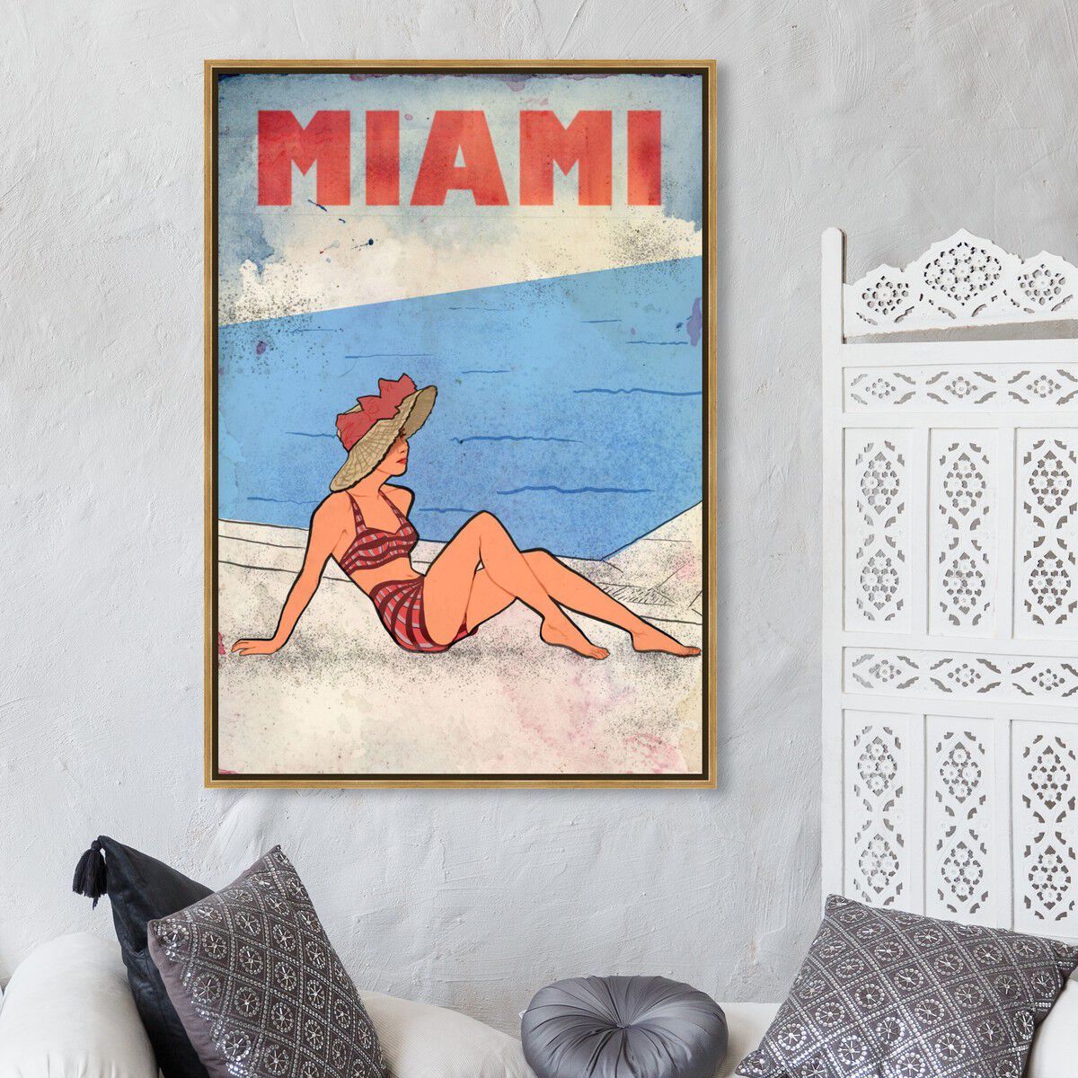 36x54/Framed Canvas/PSGLD
