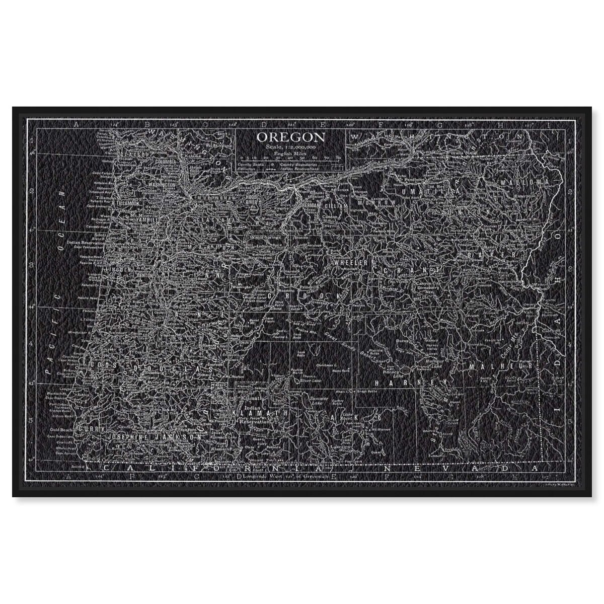 Oregon Map