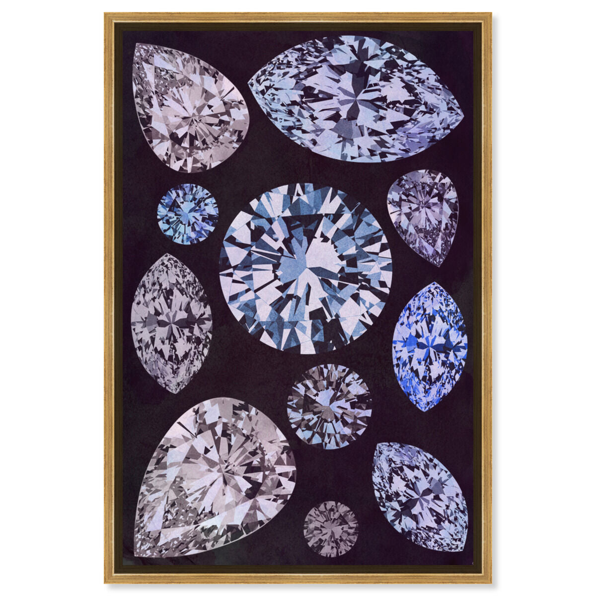 36x54/Framed Canvas/PSGLD